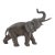 Roaring Elephant Painted Iron Sculpture, Ca. 1900 For Sale