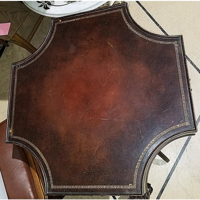 Brown 1930-40s Mahogany End Tables, 2 Available For Sale - Image 8 of 12