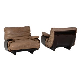 Marsala Lounge Chairs by Michel Ducaroy for Ligne Roset, France, 1970s, Set of 2 For Sale