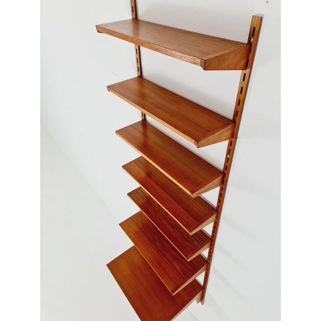 Danish Modern Modular Teak Shelving System by Kai Kristansen for Fh Möbel, Denmark, 1960s For Sale - Image 4 of 11