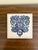 Dutch Delft Blue and White Porcelain Tiles With Heraldic Coat of Arm, Set of 9 For Sale - Image 9 of 15