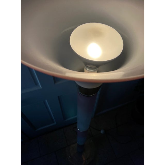 Postmodern Pink Tulip Floor Lamp For Sale - Image 9 of 11