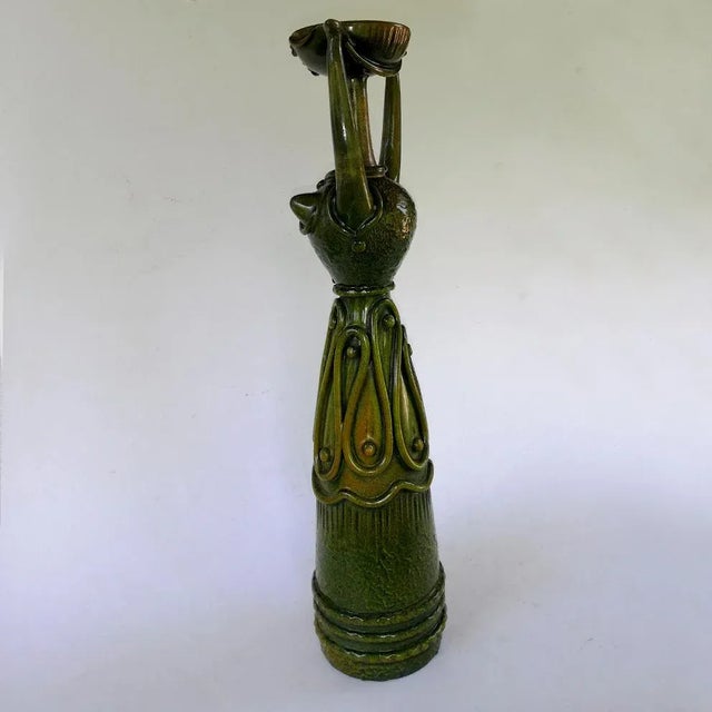 Mid-Century Italian Ceramic Vase from Ciro e Michele Esposito, 1968 For Sale - Image 6 of 8