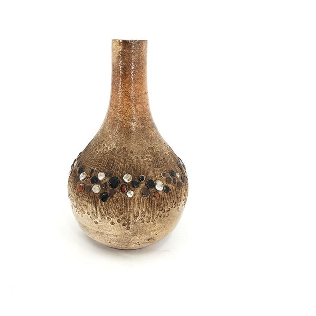 Stone Vase by Elisabeth Vandeweghe for Perignem, 1946 For Sale - Image 7 of 11