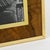 Montagnani Italy Modernist Wood and Brass Picture Frame For Sale In Atlanta - Image 6 of 7