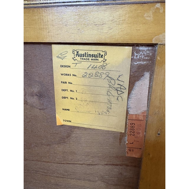 1950s Mid-Century Teak Chest of Drawers from Austinsuite, 1960s For Sale - Image 5 of 11