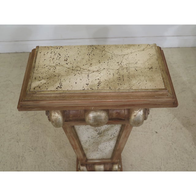 1990s 1990s Vintage Italain Style Pedestal Wall Tables- A Pair For Sale - Image 5 of 9