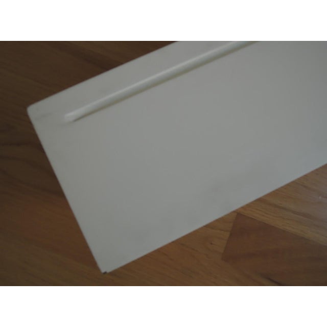 Late 20th Century Pottery Barn 2 White Floating Shelves Use as Fireplace Mantel or Shelf - Pair of Ledges Nwot For Sale - Image 5 of 17