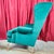 Scalamandre Wuthering Heights Emerald Green Velvet Upholstered Grandfather Chairs of Late 20th Century - 2 Available For Sale - Image 14 of 16