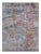 21st Century Modern Abstract Wool and Silk Indian Rug For Sale