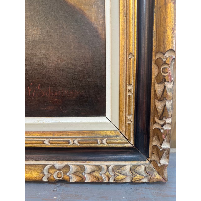 Mid 20th Century Franz Schoorman Oil Painting for W. T. Burger Co. For Sale - Image 9 of 17