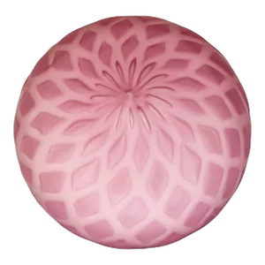 Mid Century Italian Art Deco Hollywood Regency Murano Paperweight With Geometric Design
