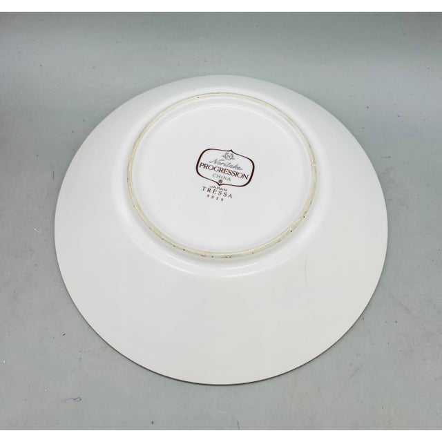 Mixed Set of 5 Vintage Black, White and Yellow Cereal Bowls Chairish