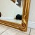 French Style Gold Floor Mirror Gold Leaf Details For Sale In Miami - Image 6 of 9