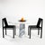Stunning Marble dining table with an Elegant thn Table Top and conical base. Diameter of 120 cm. Table Top height 2 cm....