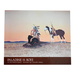 Paladine H. Roye Vintage Poster – At the Indian Image, 1981