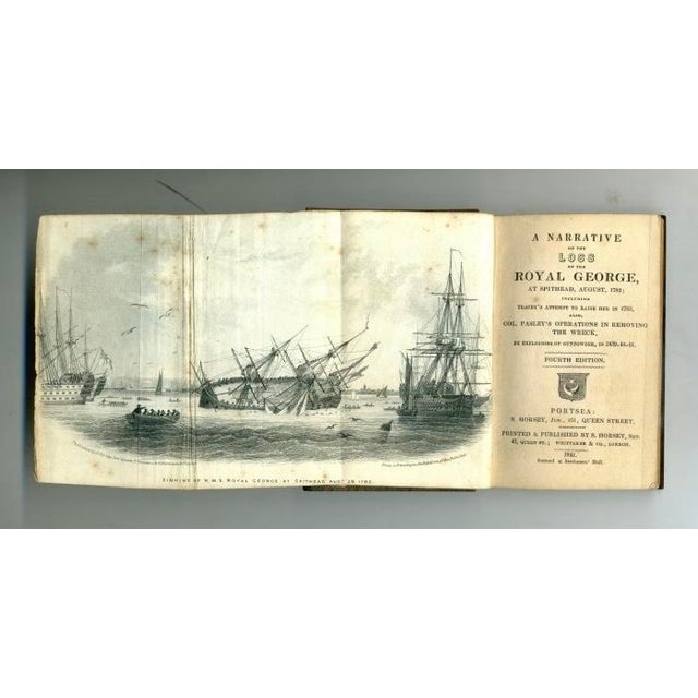 Mid 19th Century HMS Royal George Wreck, Sunk 1782. Macrae Banjo Barometer For Sale - Image 5 of 7