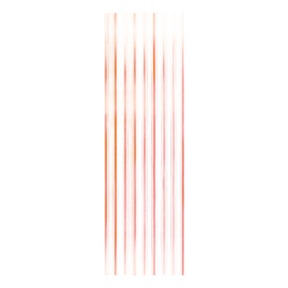 The House of Scalamandré Johnson Stripe Wallpaper, Tangerine For Sale