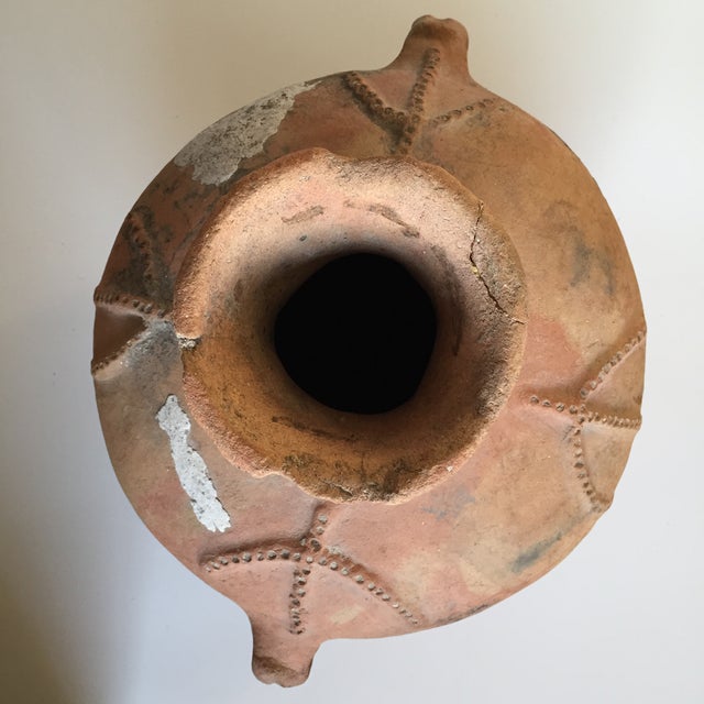 Ancient Amphorae Pottery Vessels - a Pair For Sale - Image 4 of 13
