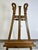 Wood Walnut Easel with Swan Neck Decoration, 1970s For Sale - Image 7 of 15