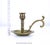 Antique Solid Brass Middle East Arabian Candlestick With Handle For Sale In Greenville, SC - Image 6 of 7