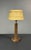 Mid-Century French Brutalist Turned Wood Table Lamp in the Style of Charles Dudouyt, 1950s For Sale - Image 11 of 15