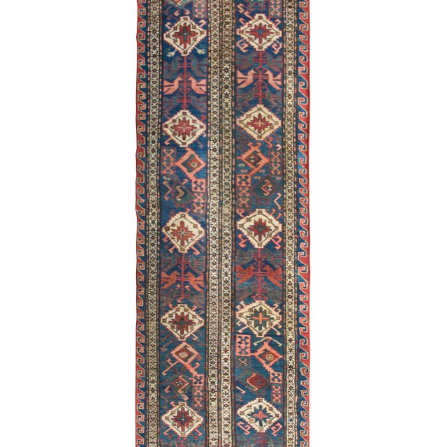 Textile Early 20th Century Persian Soumak Runner For Sale - Image 7 of 15