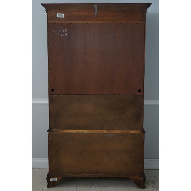 Ethan Allen Georgian Court Cherry Bedroom Armoire For Sale - Image 16 of 18