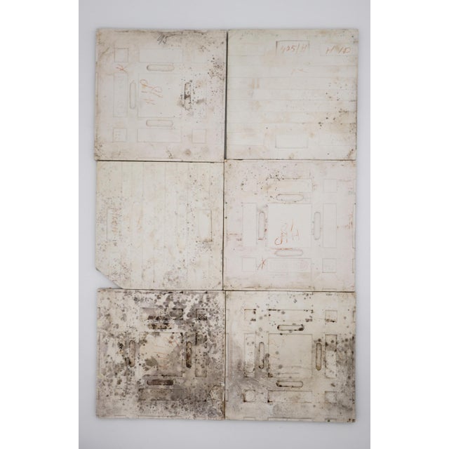 1920s Set of Six Tiles Art Nouveau H & R Johnson England For Sale - Image 14 of 18