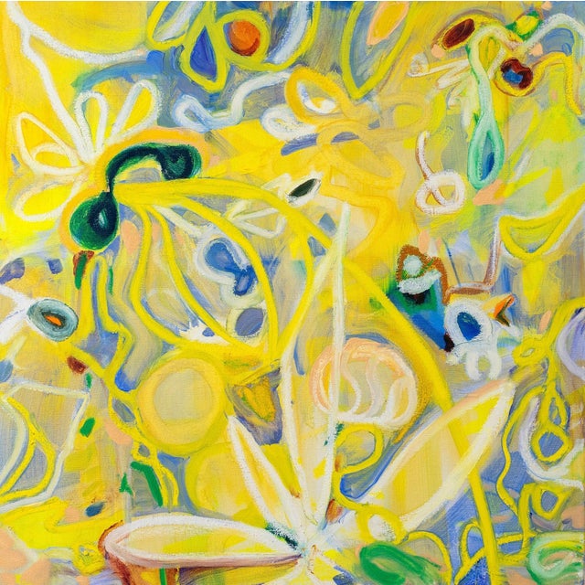 Oil , Oil Bar and Acrylic on Canvas Framed in a Natural Wood Signed and easy to hang Chris Artabasy original Petite and...