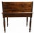American 1980s Ethan Allen Antiqued Pine Old Tavern 40" Ladies Petite Roll Top Desk With Drawer For Sale - Image 3 of 10