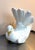 1960s-70s white painted plaster dove statue/figurine. Excellent condition.