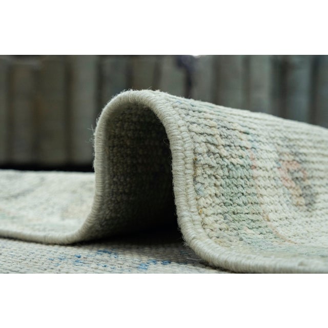 Textile Turkish Oushak Runner Rug 2'10" x 15'11" #17913 For Sale - Image 7 of 8