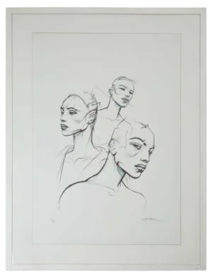The 3 Sisters No. 11 Screenprint by Enki Bilal