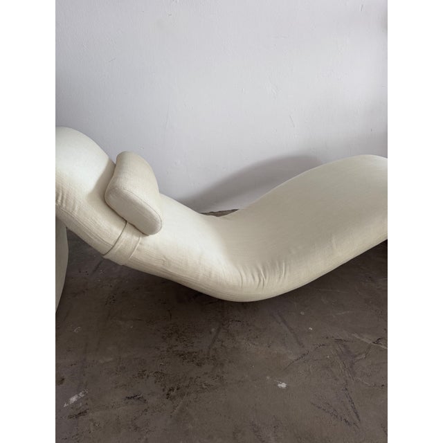 Space Age Djinn Chaise Longue by Olivier Mourgue for Airborne International, 1960s Icon, Reupholstered, 2001 a Space Odyssey For Sale - Image 15 of 16