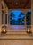 Pair of Vintage Metal With Verdigris Bronze Finish Rectangular Lanterns For Sale - Image 9 of 12