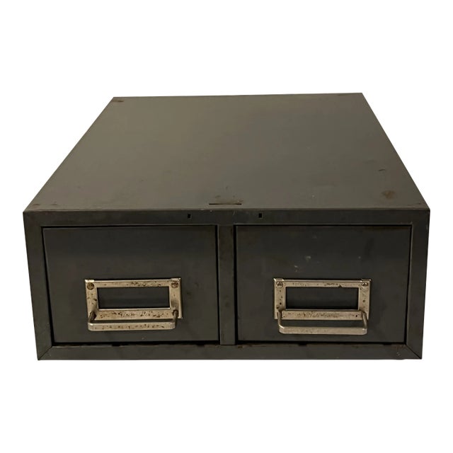 1960s Vintage Metal Interlocking Cabinet For Sale