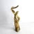 Mid Century Brass Bird Statue Soaring Seagull Sculptural Bird in Flight Vintage For Sale - Image 4 of 8