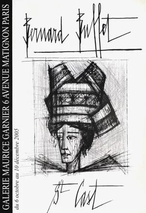 Bernard Buffet Maurice Garnier Gallery Poster