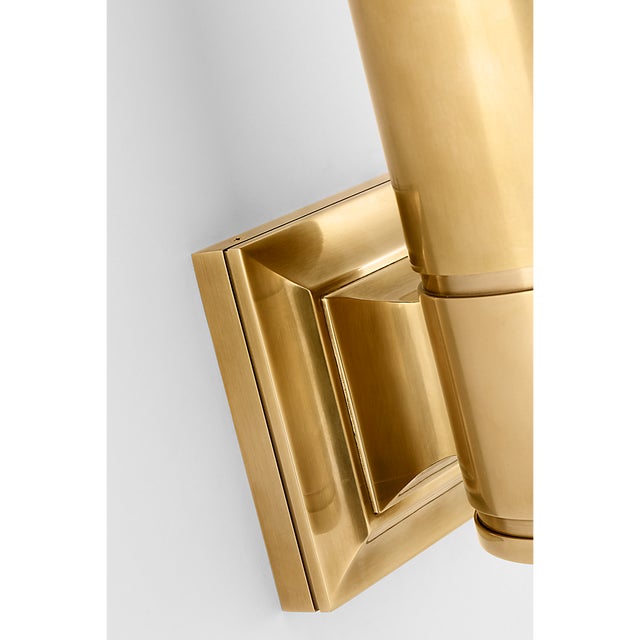 Visual Comfort Chapman & Myers for Visual Comfort Signature Provo 10" Canister Light in Antique-Burnished Brass For Sale - Image 4 of 9