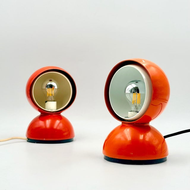 Eclisse Table and Wall Lamps by Vico Magistretti for Artemide, 1970s, Set of 2 For Sale - Image 10 of 17
