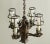 Antique Arts and Crafts 4 Light Chandelier For Sale - Image 4 of 13