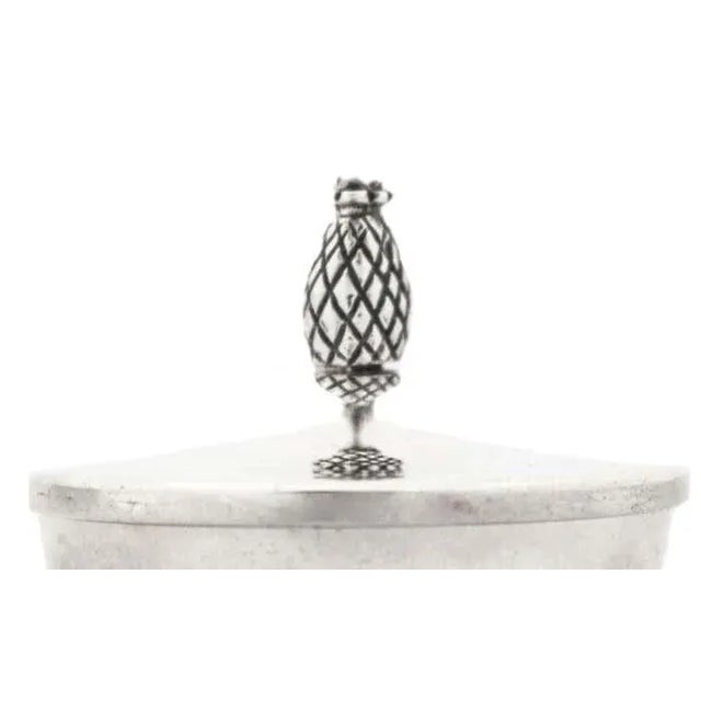 Mid-Century Modern Sterling Silver Salt Cellar For Sale - Image 3 of 6