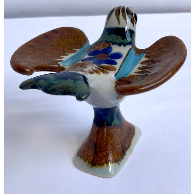 1960s Hand-Painted Mexican Tonala Pottery by Ken Edwards Collection - Set of Six For Sale - Image 12 of 18