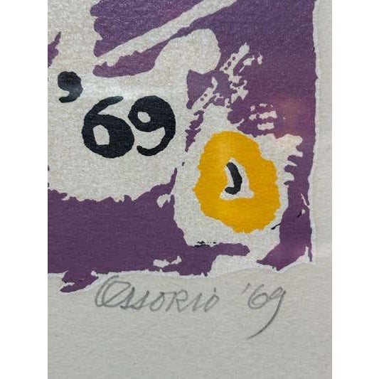 Mid 20th Century "Janus" by Alfonso Ossorio Signed and Numbered Screenprint For Sale - Image 10 of 11