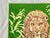 Green Vintage Handmade Lion Needlepoint For Sale - Image 8 of 12