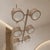 Metal Gray Stilnovo Lelli Style Sputnik Chandelier Italian 6 Arms For Sale - Image 9 of 12