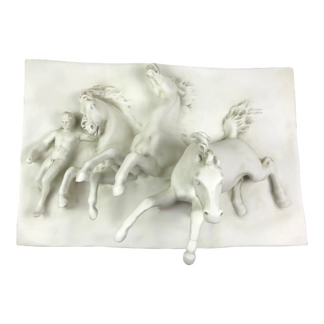 Antique The Flight of Night / The Horses of Anahita Sculpture For Sale