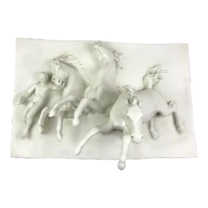 Antique The Flight of Night / The Horses of Anahita Sculpture