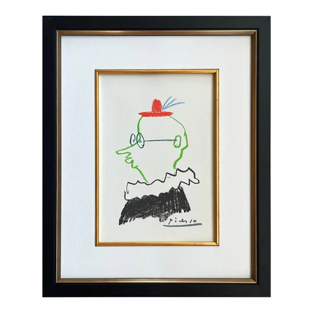 Picasso Lithograph 33 the Friend 1968 Framed For Sale